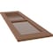 Ekena Millwork 15W x 49H Americraft Two Equal Louver Exterior Real Wood Shutters, Burnt Toffee, PR RW101LV15X49BTH - alternate 3